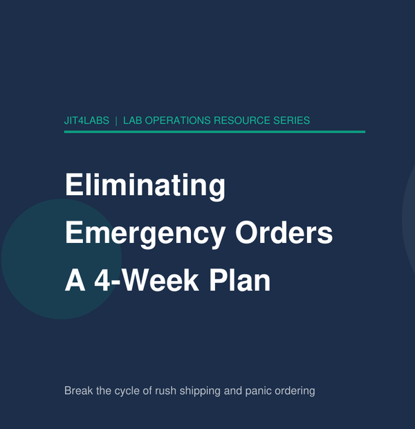 Eliminating Emergency Orders A 4-Week Plan