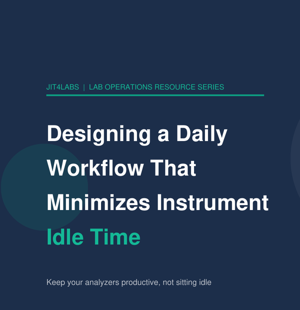 Designing a Daily Workflow That Minimizes Instrument Idle Time