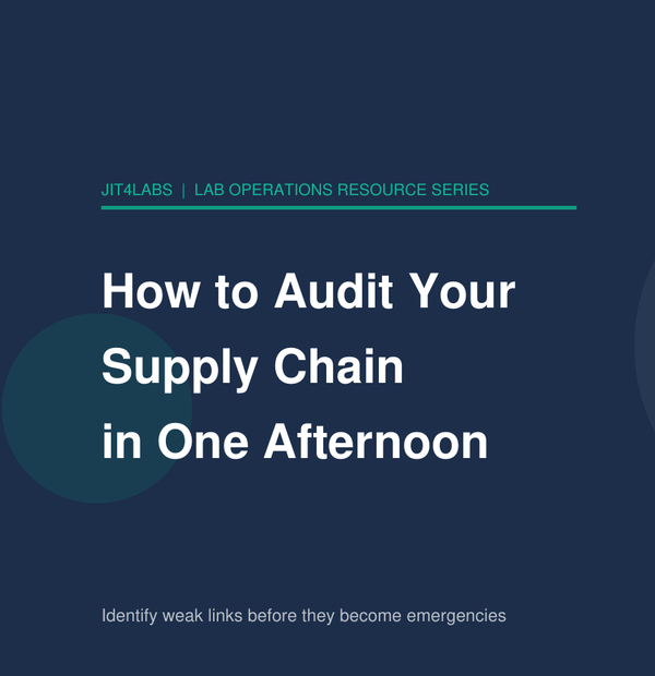 How to Audit Your Supply Chain in One Afternoon